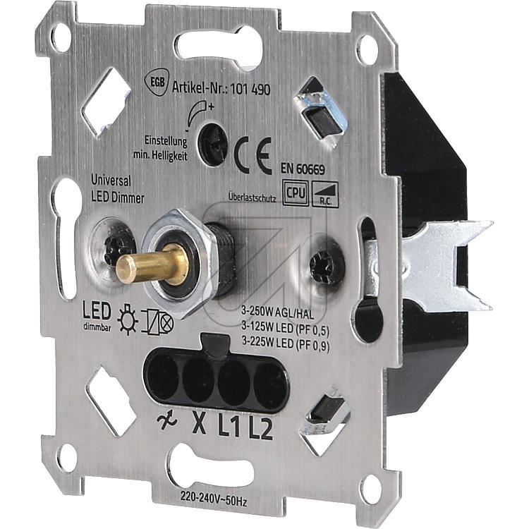 EGB Autodetect-Dimmer für LED + Standard automatische Auswahl des Dimmmodus