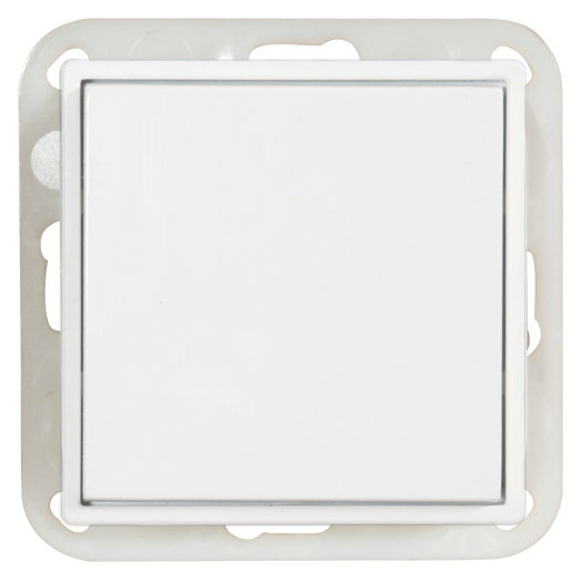 KAT1018466QLIiGVXMs7L7k GIRA W-Sender, 2-fach, blankoE2 reinweiß glänz. inkl. Wippe