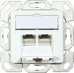 790_759-0102_n529221a436a18 AMJ 45 Daten-Anschlussdose "CAT 6+", 2-fach