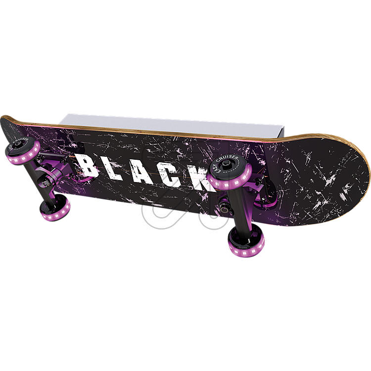 RGB+WW-LED-Skateboard-Wandleuchte Black 15742