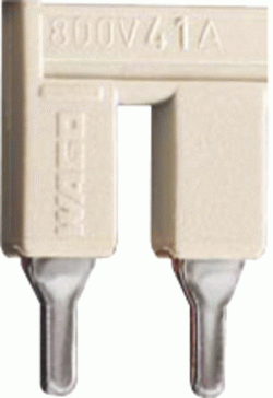 2002-402-0101_n52529e26753f0 2-fach Querbrücker isoliert, lichtgrau,0,5-4,0mm²