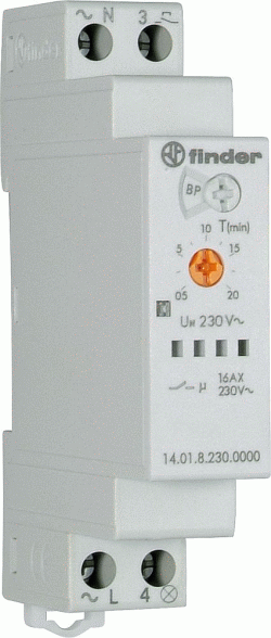 Treppenlicht-Zeitschalter elektronisch m. Vorwarnung