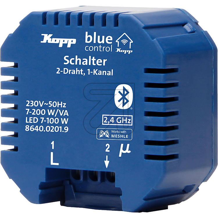 Blue-control LED-Schaltaktor 2 Draht / 1 Kanal 864002019