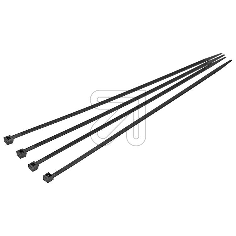 Kabelbinder schwarz 4,5 x 280 UV-Stabilisiert VE=100St.