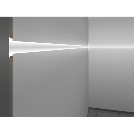 SNL LED-Trockenbauprofil SNL 60 / inkl. Grundierung/Fliesbeschichtung, PE10.0160