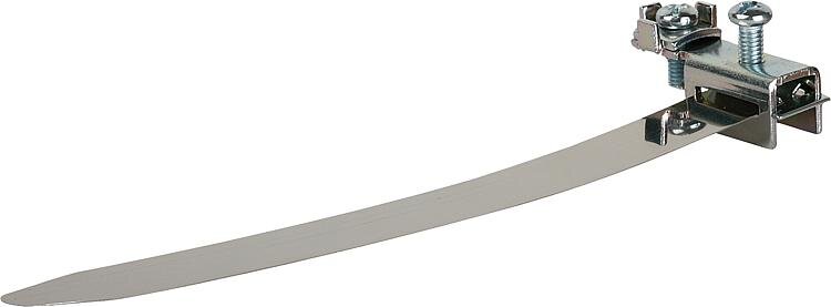 Erdungs-Bandschelle für Rohrleitungen 1/8" - 3/8" Edelstahl V2A   VE=10St