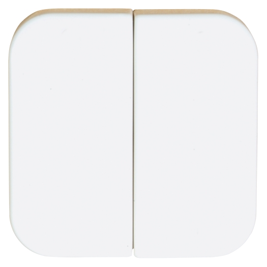 KAT1017659 Opus 1 Serienwippe für Opus Bridge und Wandsender-Modul ohne Symbole alpinweiß