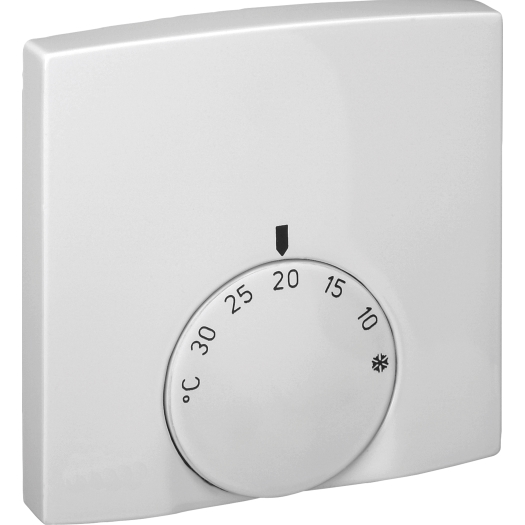 Thermostat AP Raumtemperaturregler, superflach,reinweiß