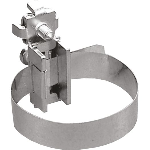 Erdungs-Bandschelle für Rohrleitungen 8 - 50 mm VE=10St