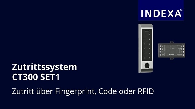 Indexa CT300 Set ,Code-Transponder-/Fingerprint-Lesegerät Indexa CT300 Set ,Code-Transponder-/Fingerprint-Lesegerät