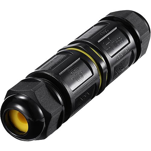 EGB Schnell-Verbindungsmuffe IP68, 5polig 0,5-2,5mm², Kabel-Ø8-12mm und 10-14mm