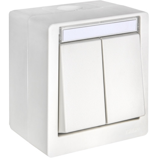 OPUS RESIST Serienschalter reinweiß OPUS RESIST Serienschalter reinweiß