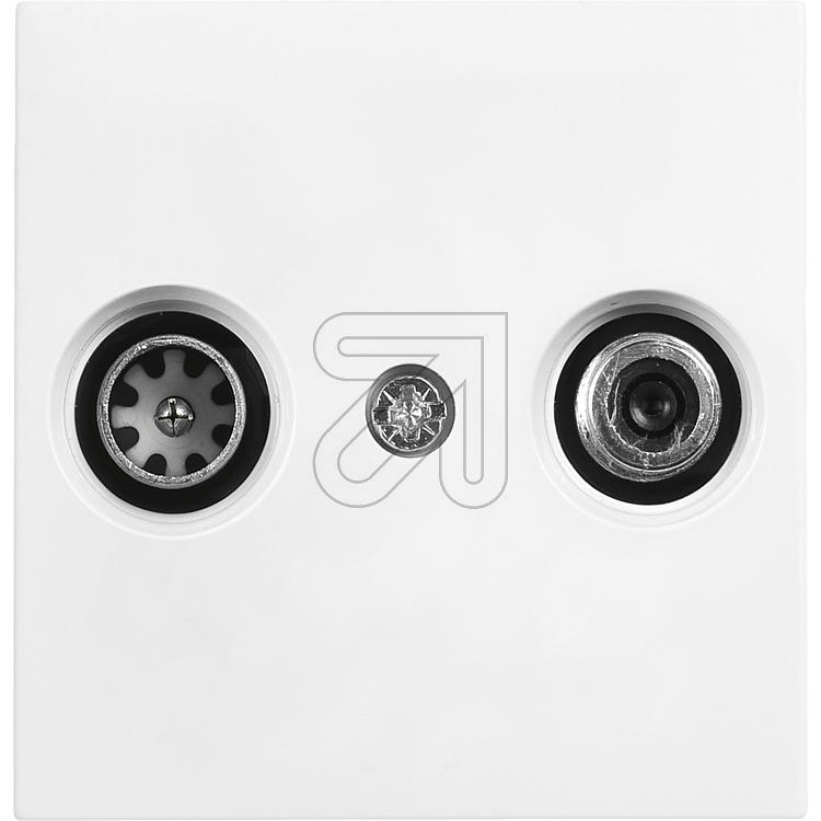 Plus 55 Abdeckung Sat TV Dose weiß WDTR04601WH-EU1 Plus 55 Abdeckung Sat TV Dose weiß WDTR04601WH-EU1