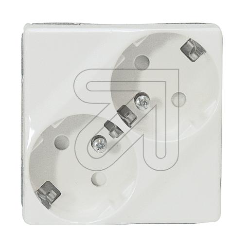 089200 KLEIN Doppelsteckdose reinweiss KEUC45/04