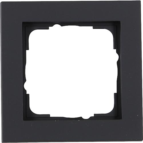 Gira 1-fach Rahmen schwarz matt 021109
