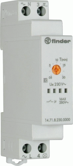 Treppenlicht-Zeitschalter elektronisch o. Vorwarnung