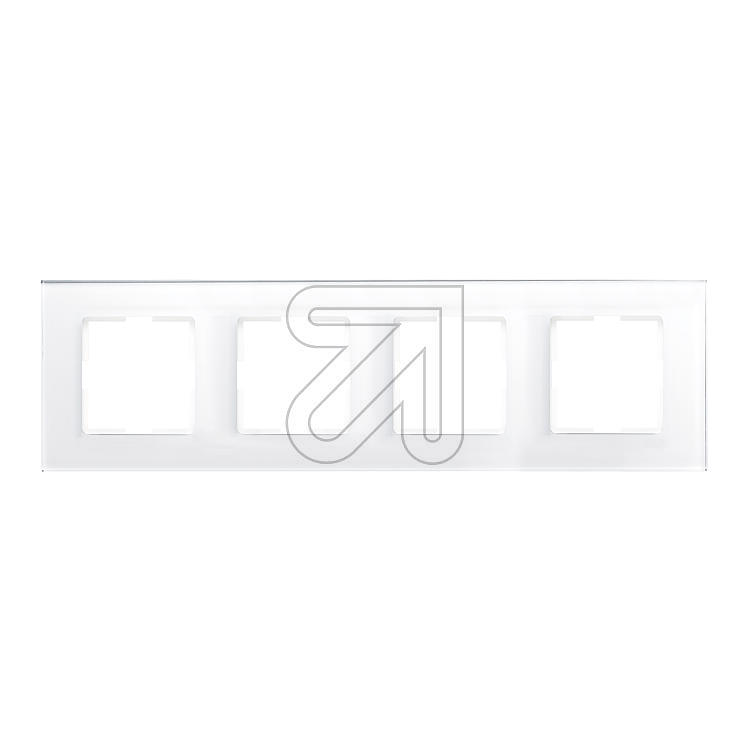 Acrylglasrahmen 4-fach weiß 92190014-DE
