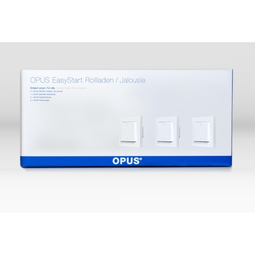 OPUS EasyStart Jalousie - Zentrale Rollladensteuerung polarweiß