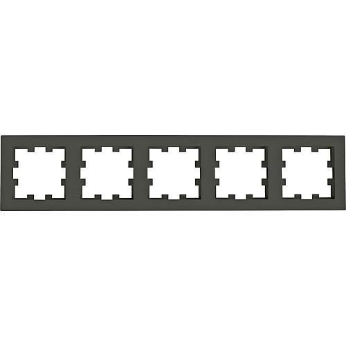Karre Plus 55 Abdeckrahmen 5-fach anthrazit
