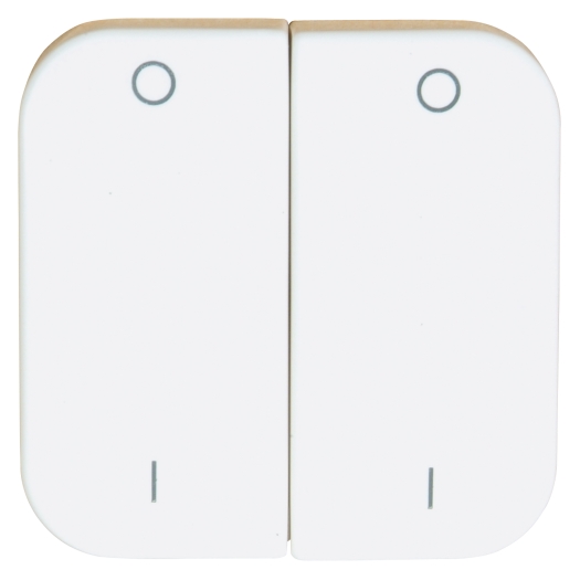 KAT1017719 Opus 1 Serienwippe für Opus Bridge und Wandsender-Modul I/O reinweiß