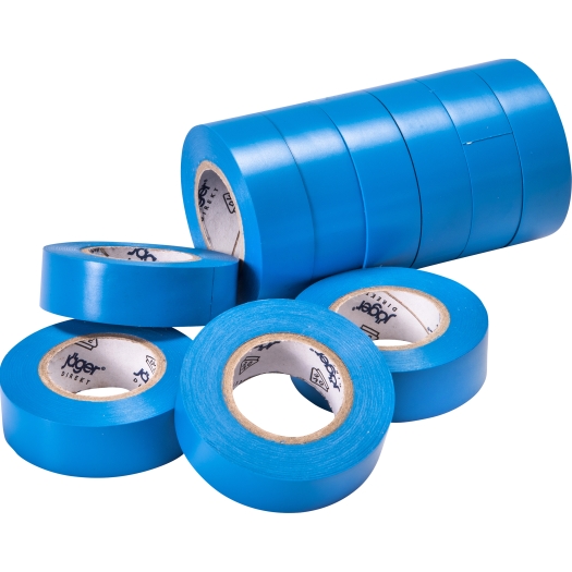 VDE-PVC-Isolierband, blau Stärke=0,15mm, Breite=15mm, VE=10m