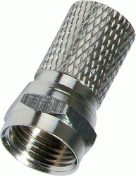 F-Stecker mit Schraubanschluß 8,2mm