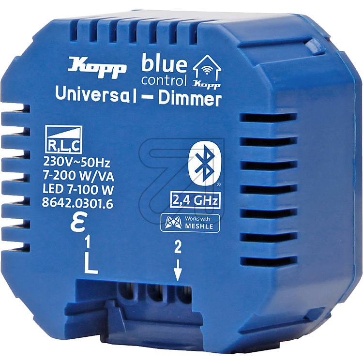 Blue-control Schaltaktor 2 Draht / 1 Kanal 864203016 Universal-Dimmaktor