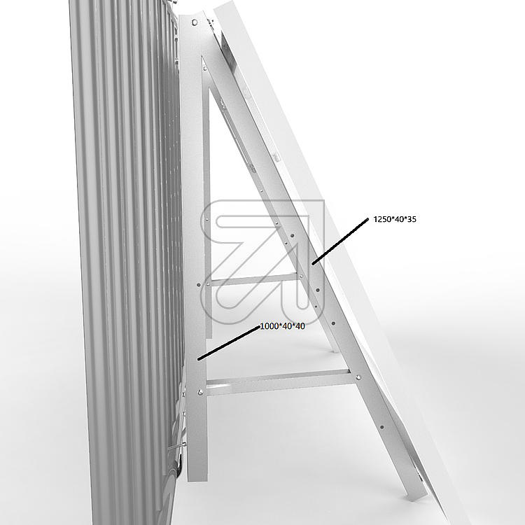 Balkonkraftwerkhalterung-Set bis 40° für zwei PV-Module, PV Mount flexible B
