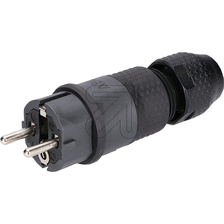 ABL SCHUKO Professional Stecker schw./schw. 152910