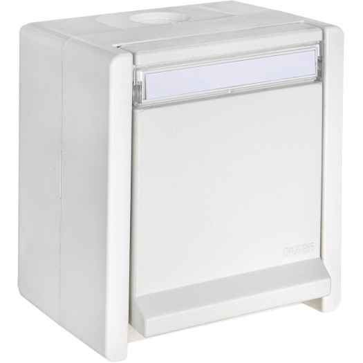 OPUS RESIST Schutzkontakt-Steckdose 1-fach o. Berührungsschutz reinweiß OPUS RESIST Schutzkontakt-Steckdose 1-fach o. Berührungsschutz reinweiß