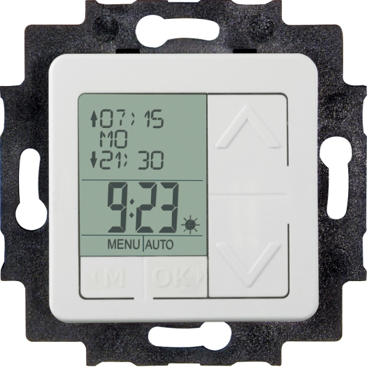 KAT10192158N9mcEvqhtmg0 OPUS® 55 Rollladen-Zeitschaltuhr RC0613 polarweiß