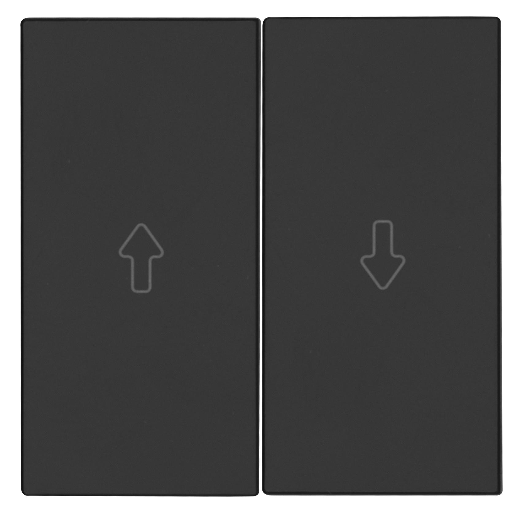 OPUS® 55 Wippe für Jalousie-Schalter anthrazit-seidenglanz OPUS® 55 Wippe für Jalousie-Schalter anthrazit-seidenglanz