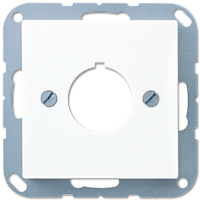 jung_a564ww Jung A564WW  Abdeckung f.Befehlsgeräte alpinw.