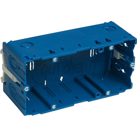 773_342-0101_r Geräte-Einbaudose für Brüstungskanal 2-fach