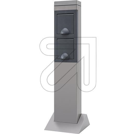 Steckdosensäule IP44 alu 0087710712