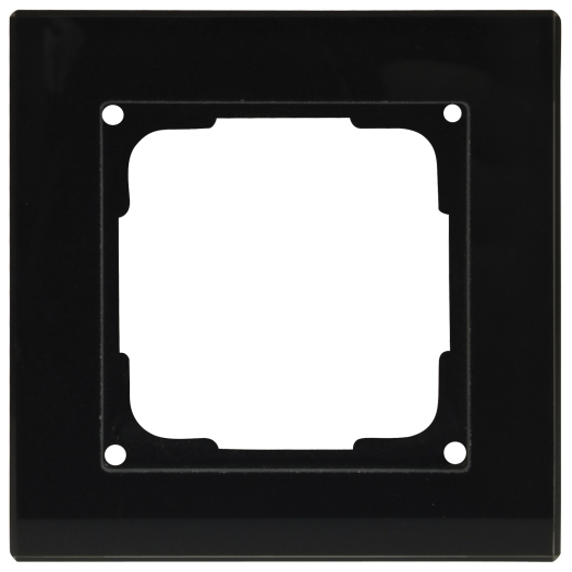 Opus 55 Fusion Glas-schwarz/schwarz 1-fach Rahmen