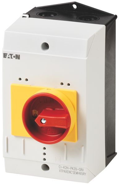 Eaton Isolierstoffgehäuse PKZM0 Aufbau Drehgriff rot-gelb IP65