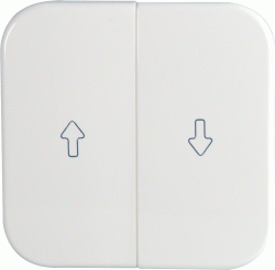 560_466-0101_n Doppelwippe für Wippen-Jalousie-Schalter und -Taster reinweiß