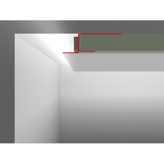 ADP LED-Trockenbauprofil ADP / inkl. Grundierung ,PE10.0200