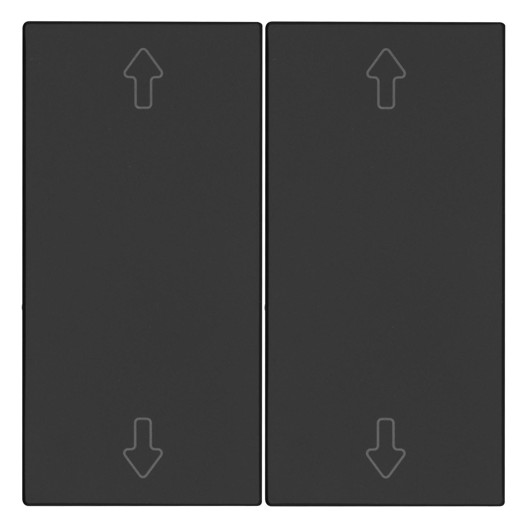 OPUS® 55 Serienwippe für Wandsender-Modul m. Pfeil anthr-seidengl. OPUS® 55 Serienwippe für Wandsender-Modul m. Pfeil anthr-seidengl.