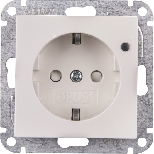 Opus 55 Steckdose mit Spannungsanzeige