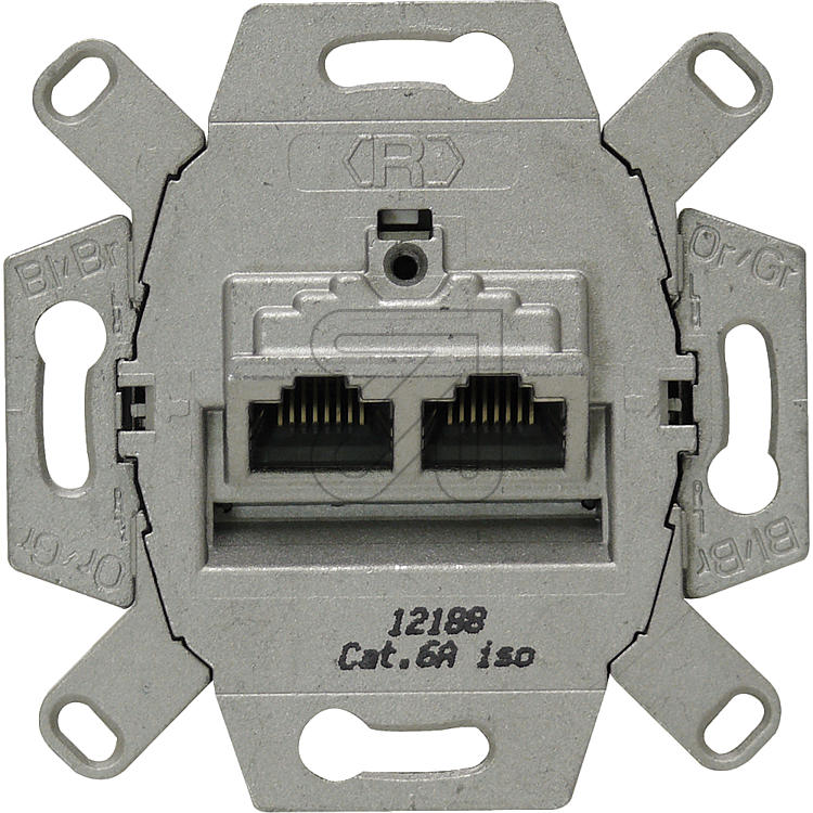242235-std-01 Rutenbeck Anschlußdose/Einsatz UAE-Cat.6/ClassE-8/8 UP O 138 104 070