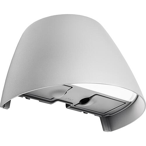 Plejd Wandleuchte m. Steckd. OUT-02-U-G IP44 grau OUT-02-U-G