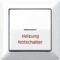 Jung AS590HWW Abdeckung f. Schalter/Taster Heizung Notschalter a