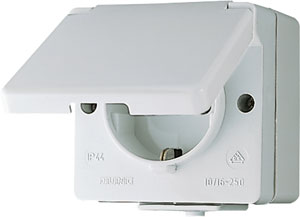 jung_620w Jung 620W  Schuko-Steckdose IP44