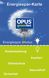 OPUS  greenNet Energiespar-Karte