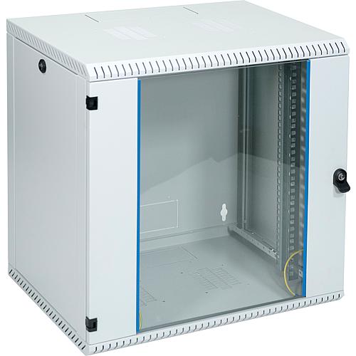 Elektronikwandgehäuse Flat Pack 12HE 691712FGR.1