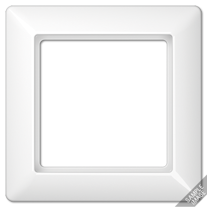 jung_as581sw_sample Jung AS581SW Rahmen 1-fach schwarz