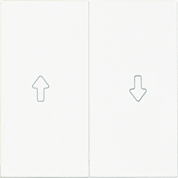 512_466_37-0101_n OPUS® 55 Wippe für Jalousie-Schalter polarweiß