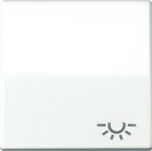 Jung AS591LWW Wippe mit Symbol Licht alpinweiß